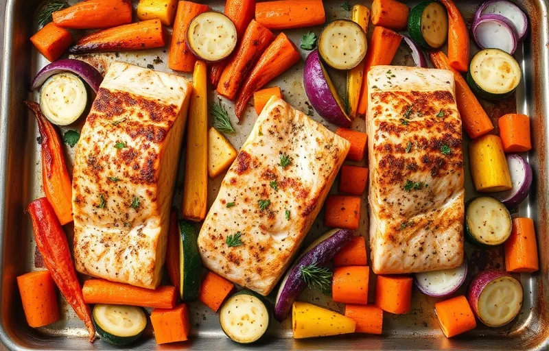 Sheet Pan Salmon and Veggies